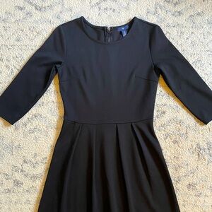 GAP Women’s 1/4 Sleeve Black Dress